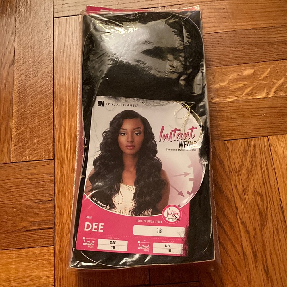 Sensationnel Instant Weave Synthetic Half Wig - DEE (1B [Off Black])